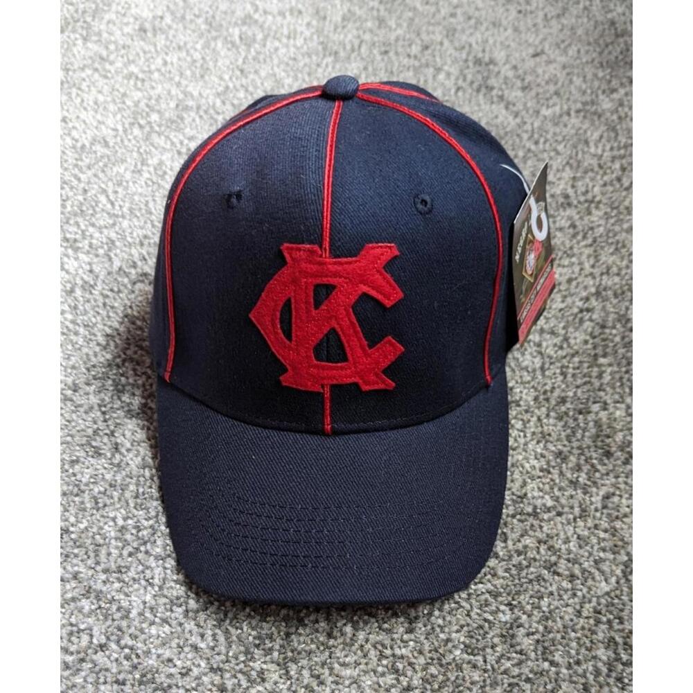 Kansas City Monarchs Big Boy Gear Mens Navy Blue Adjustable Cap With Tag